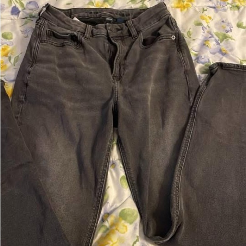 American Eagle Outfitters Gray Straight Leg Jeans